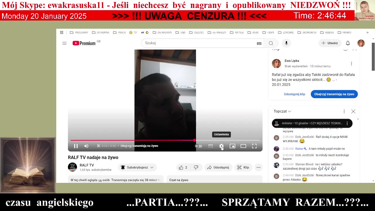 4986 - Takiki już może porozmawiać z Rafałem...???... 👮♀️ - 20.01.2025 rok