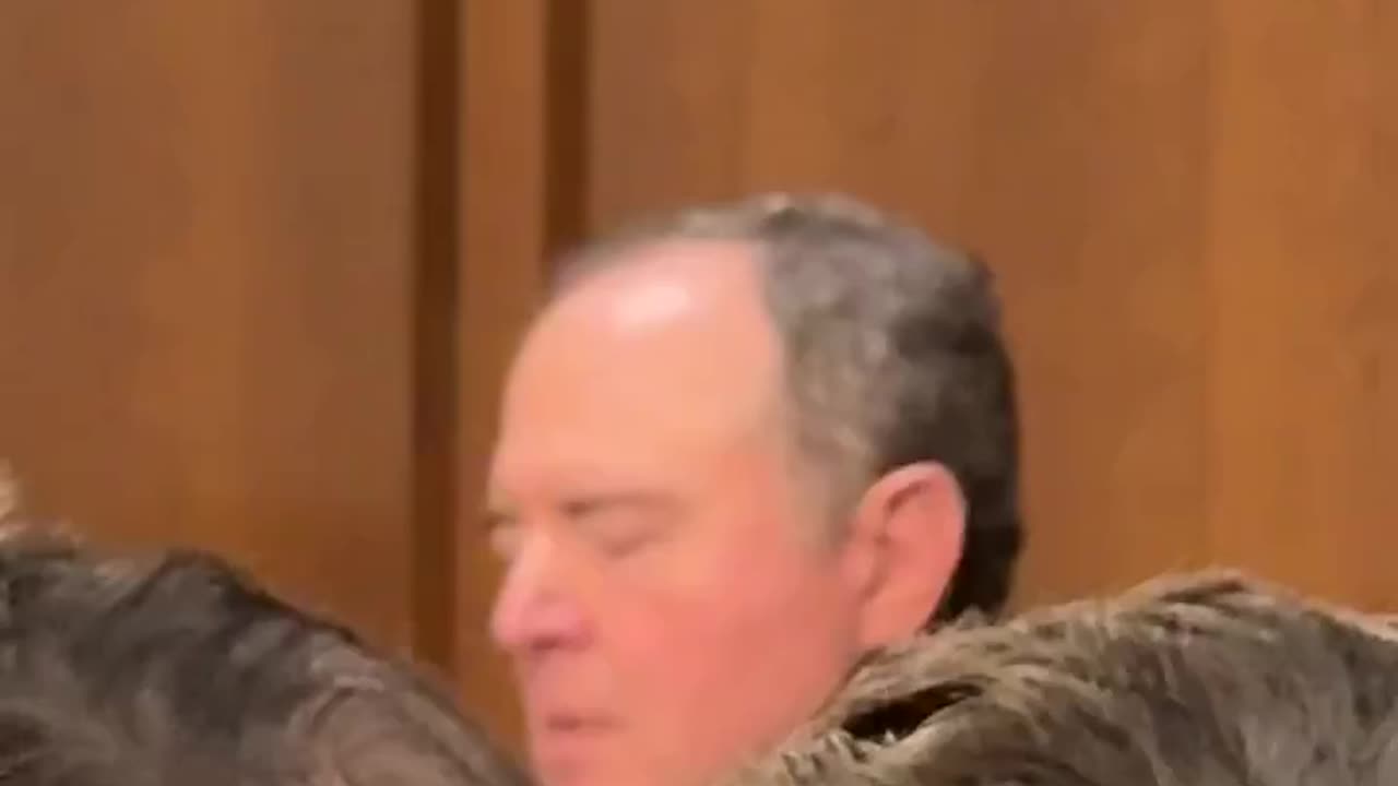 🚨BREAKING: Leaked video shows Adam Schiff FALLING ASLEEP during Pam