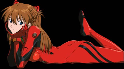 06 Asuka Langley Hiccups Playing Pokemon (AI)