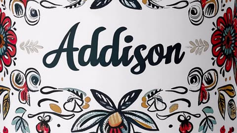 Personalized Floral Name Mug – The Perfect Gift Idea! #custommug #giftideas