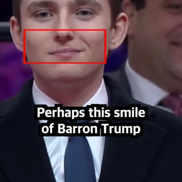 Barron Trump’s captivating smile that made girl fans all of the wolrd fall in love.