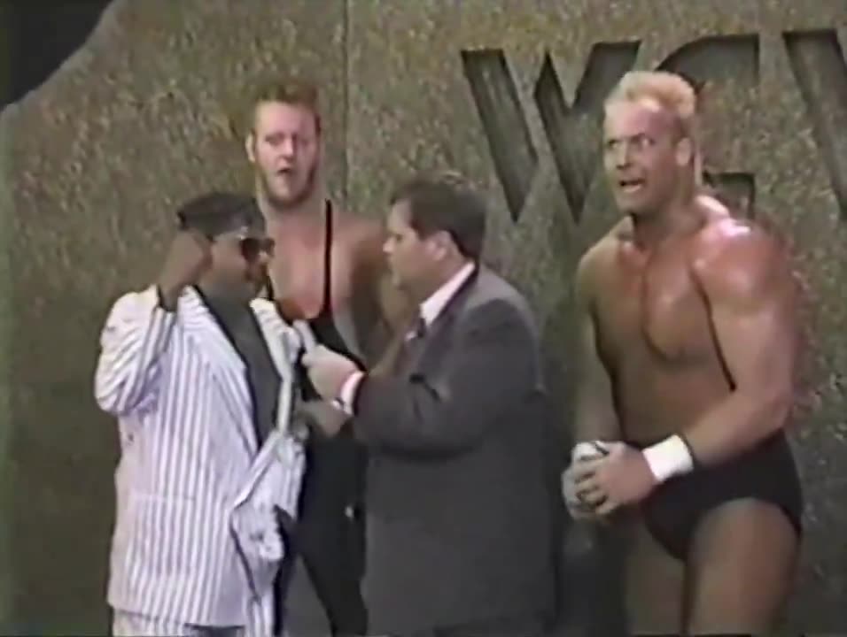 (1990.01.07) The Skyscrapers (Mean Mark & Dan Spivey) vs Two Enhancement Talent - WCW