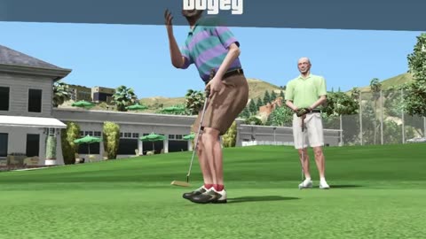 Golf Match : Michael Only Two in Golf Match