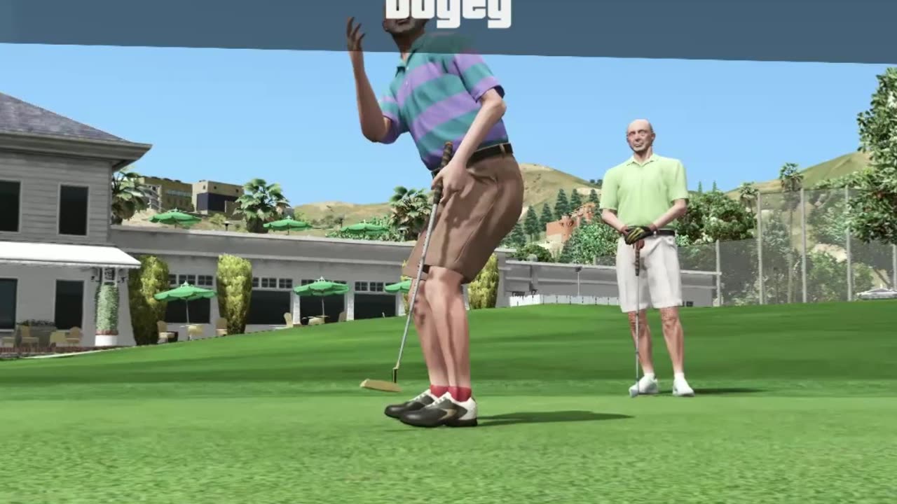 Golf Match : Michael Only Two in Golf Match
