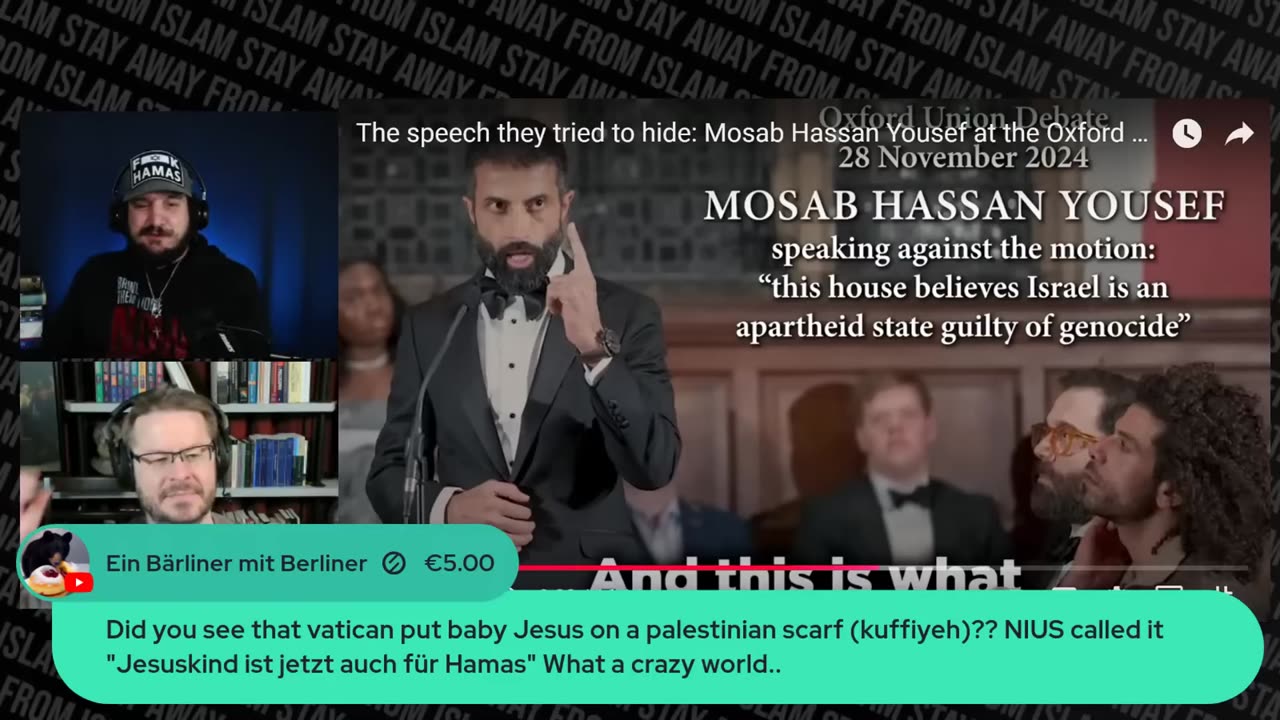 Mosab Hassan Yousef's Speech they tried to CENSOR at Oxford Union