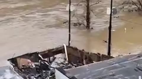 Drone View of the Devastating Flooding in Kentucky