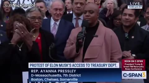 Did Rep. Ayanna Pressley just incited violence against Elon Musk?