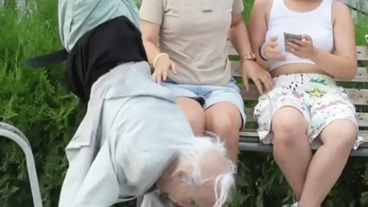 Old man prank