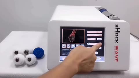 Electromagnetic Shockwave Therapy Device Clinical Extracorporeal ESWT Radial Probe Based