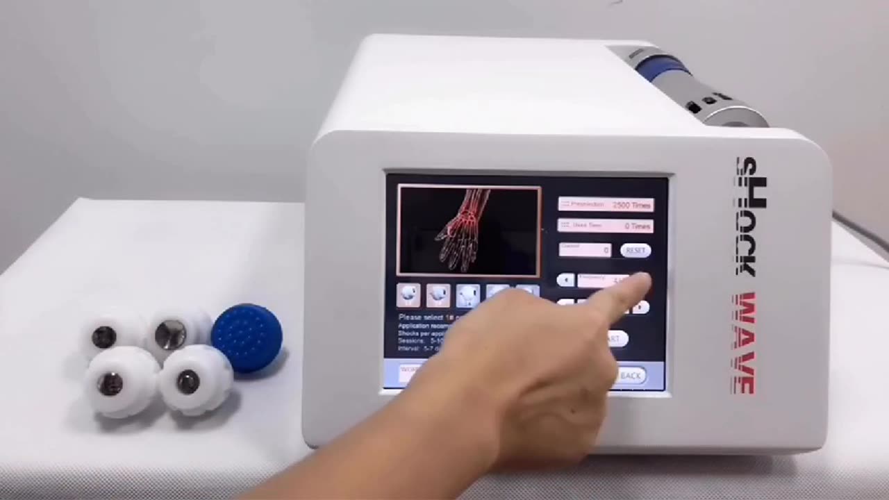 Electromagnetic Shockwave Therapy Device Clinical Extracorporeal ESWT Radial Probe Based