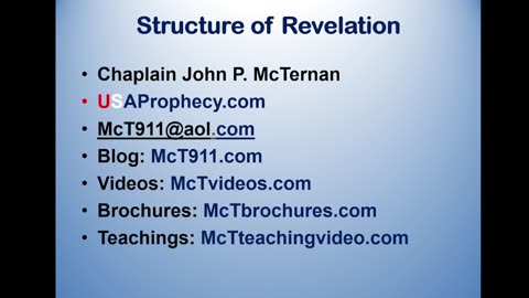 Bible Teaching: Structure of Revelation (Part 1)