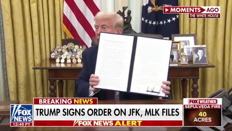 Promises Made, Promises Kept: President Trump Declassifies JFK, RFK and MLK Jr Files