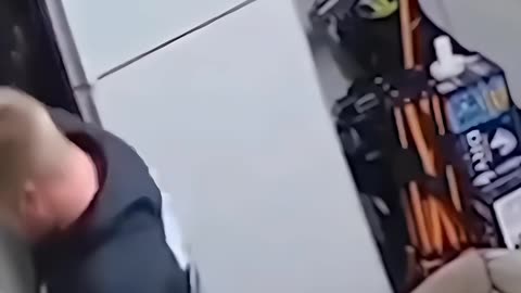 Man runs into his roommate