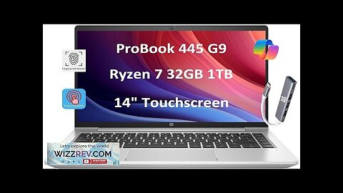 HP 2024 ProBook 445 G9 Business Laptop (14" FHD Touchscreen AMD Ryzen Review