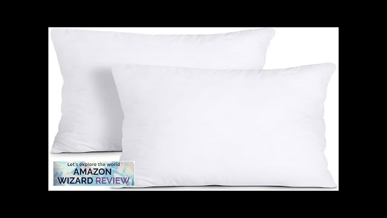 Utopia Bedding Throw Pillows Insert (Pack of 2 White) 18 x Review