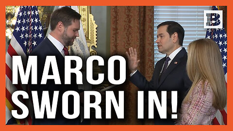 So It Begins! Marco Rubio Becomes Trump's First Cabinet Member to Be Sworn In