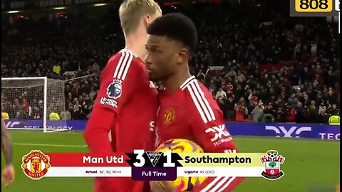 Manchester United 3 - Southampton 1 EXTENDED HIGHLIGHTS.