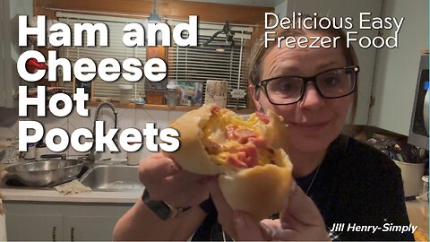 Homemade Ham & Cheese Hot Pockets | Easy Freezer Meal & Harvest Money Make