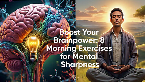 Boost Your Brainpower: 8 Morning Exercises for Mental Sharpness