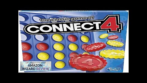 Hasbro Gaming Connect 4 Classic Grid4 in a Row GameStrategy Board Games Review