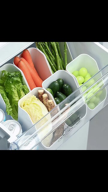 Refrigerator Organizer Bins Fridge Food Sort Storage Box