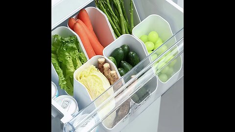 Refrigerator Organizer Bins Fridge Food Sort Storage Box