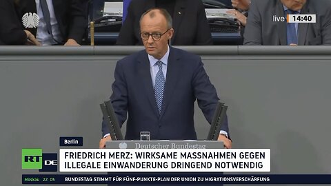 Bundestag: Merz-Antrag zur Asylwende mit Stimmen der AfD angenommen