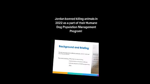 Killing of dogs banned. Humane dog Population Management