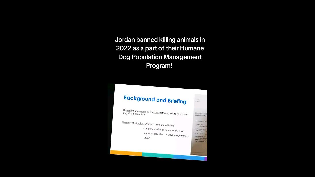 Killing of dogs banned. Humane dog Population Management