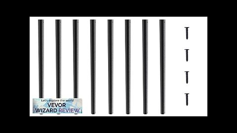 VEVOR Staircase Metal Balusters 3/4'' Round x 32'' Long Aluminum Decorative Banister Review