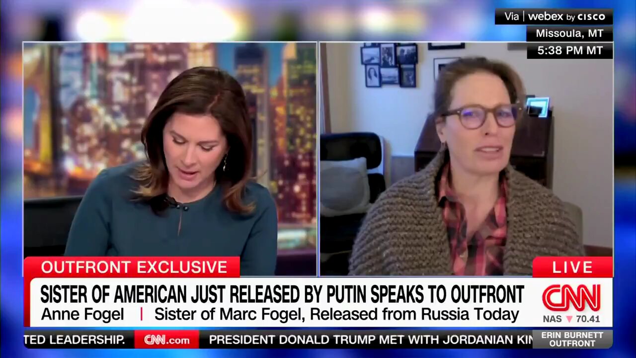 Anne Fogel, sister of Marc Fogel, tells the story of President Trump promising their mother