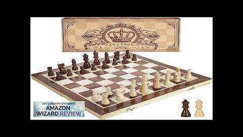 AMEROUS 15 Inches Magnetic Wooden Chess Set - Review