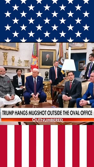 TRUMP - MUG SHOT in White House