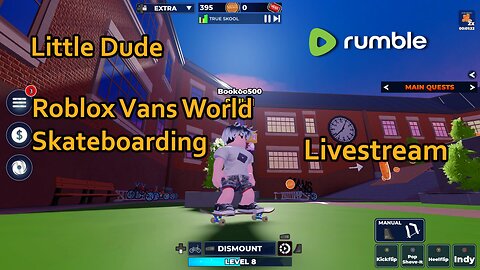 Roblox Vans Skateboarding & Fortnite // LittleDude