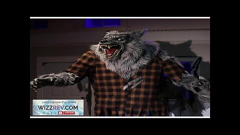 Werewolf Hulking 7 Foot Animated Halloween Decoration Review