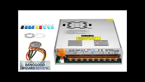 480W Digital Display Switching Power Supply Adjustable Voltage 110/220V AC to 5V Review