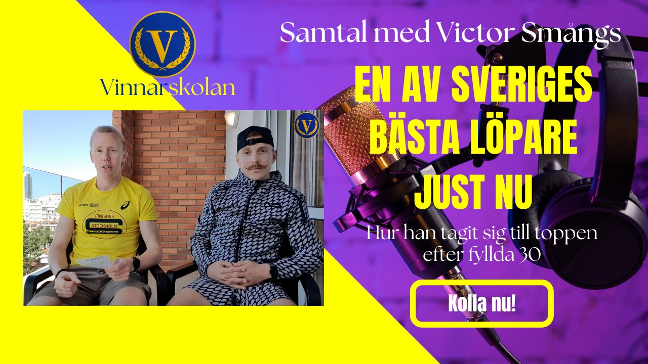 Samtal med Victor Smångs - en av Sveriges bästa löpare just nu