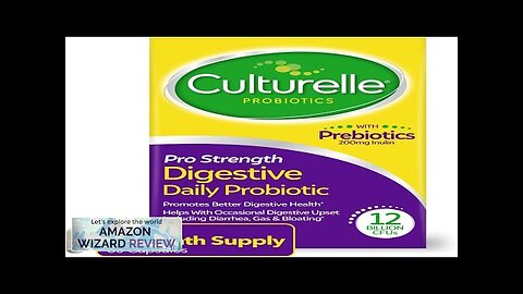 Culturelle Pro Strength Daily Probiotic Digestive Health Capsules Supports Occasional Review