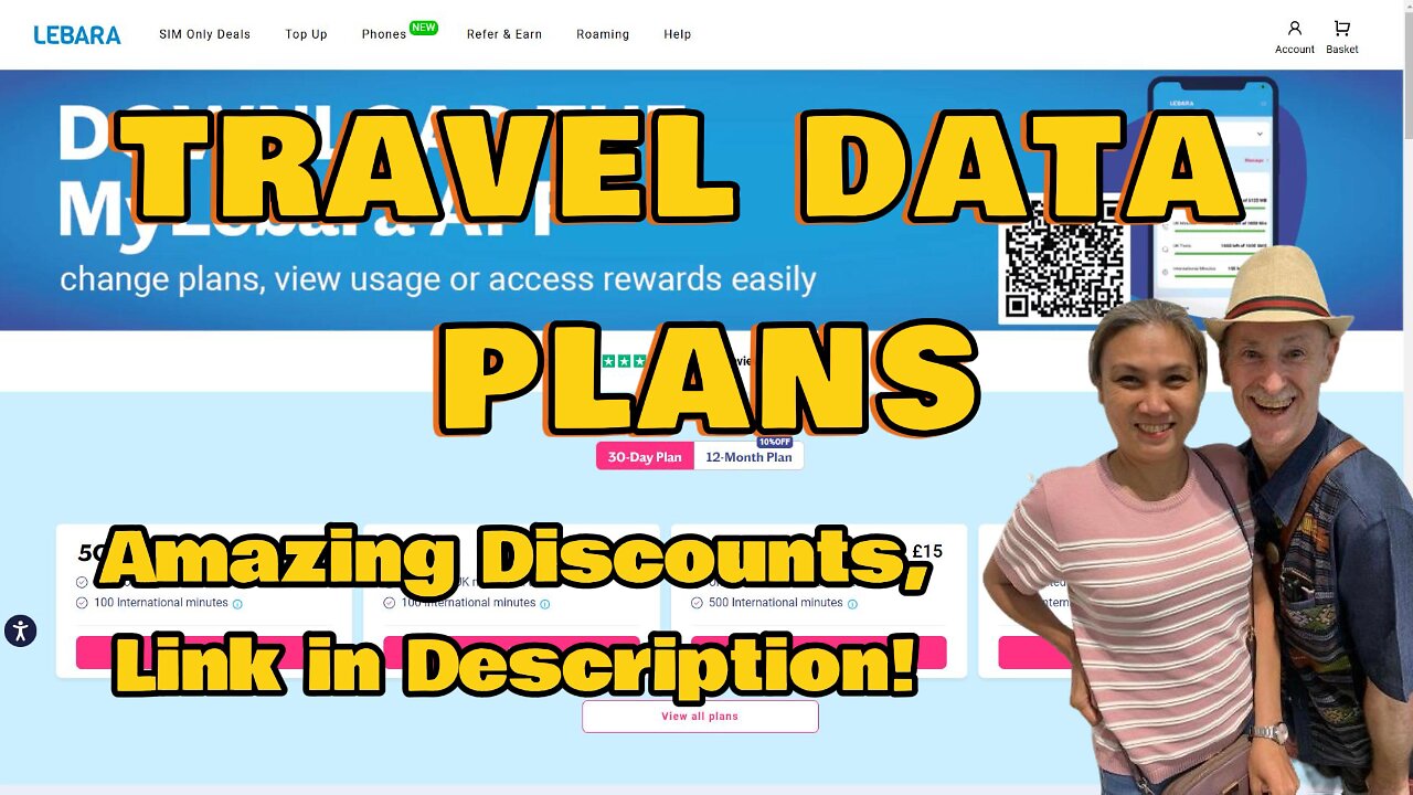 Lebara Travel Data plans, link in description!