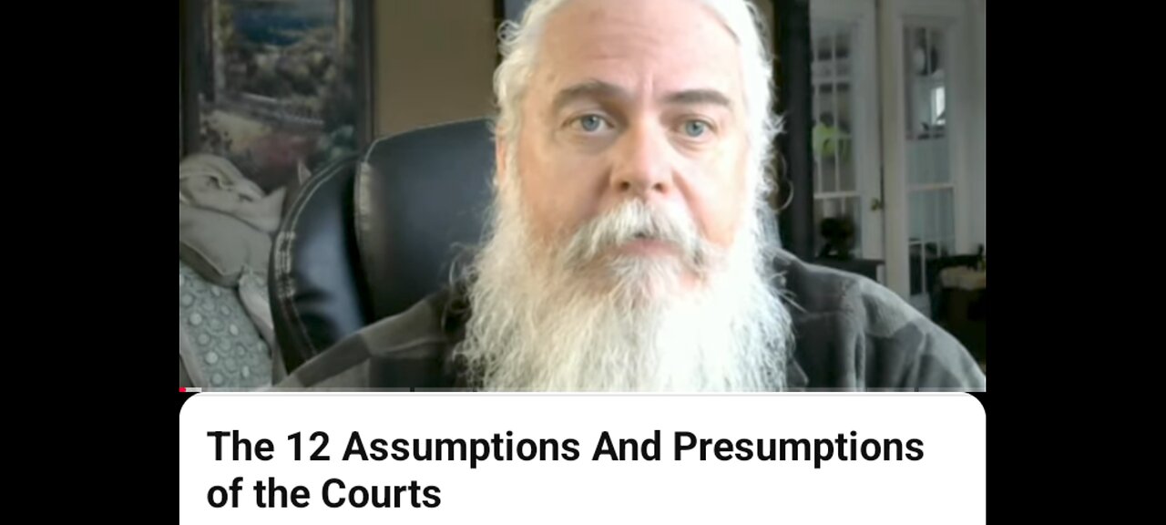 12 PERSUMPTIONS AND ASSUMPTIONS OF THE COURTS