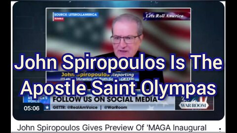 John Spiropoulos Is The Apostle Saint Olympas