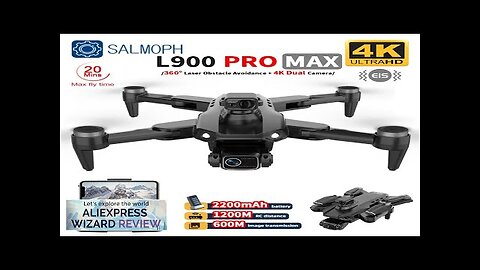 L900 Pro MAX GPS Drone 4K Professional HD Dual Camera 5G Wifi Review