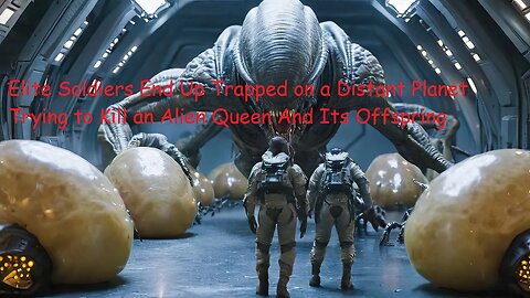 Elite Soldiers End Up Trapped on a Distant Planet Trying to Kill an Alien Queen And Its Offspring