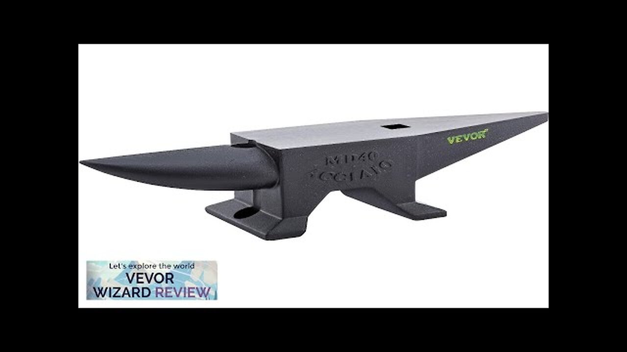 VEVOR Cast Iron Anvil 88 Lbs(40kg) Single Horn Anvil with Large Countertop Review