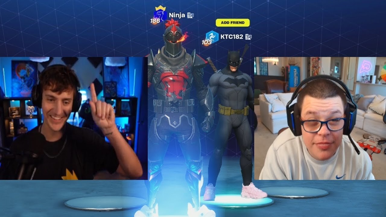 Ninja Plays Fortnite With Sketch For The FIRST Time Ever & THIS Happened!