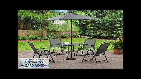 6 Piece Outdoor Patio Dining Set Garden Outdoor Furniture Set Patio Chair Review