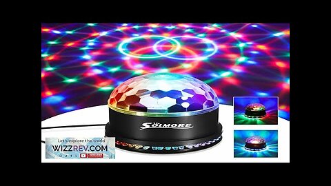 Disco Lights SOLMORE 51 LEDs Party Stage 12W RGB Disco Ball Light Review