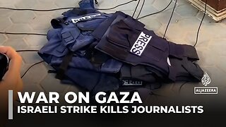 Five journalists killed in Israeli strike near hospital, authorities say