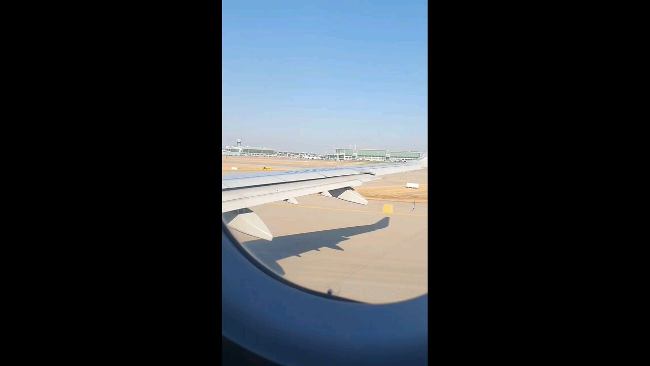 Take off A321 from Incheon Airport