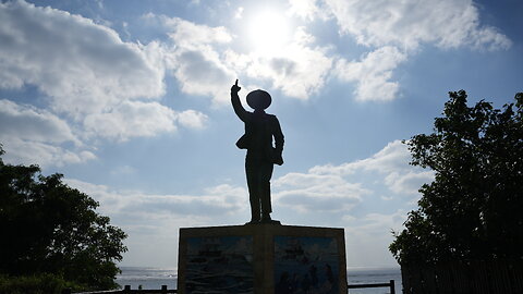Went to see Odo Beach and John Manjiro's landing back in Japan. Jan. 6, 2025. Okinawa.